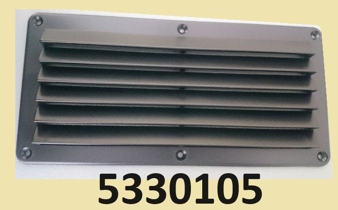 5330105 Zwart nylon ventilatierooster 260x125mm (lxb) € 4,95, Watersport en Boten, Ophalen of Verzenden, Nieuw, Overige typen