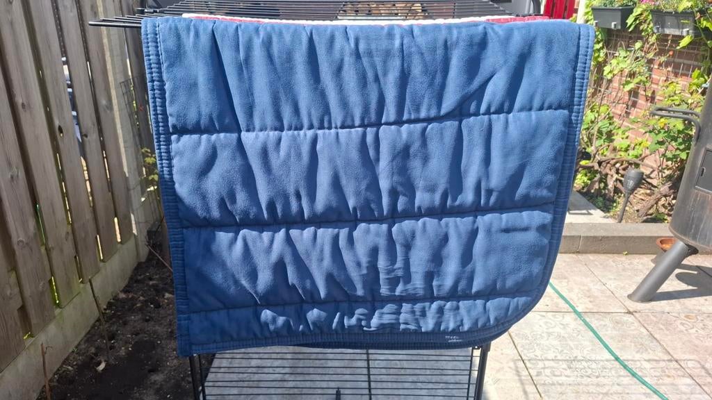 Zadeldek maat full Marine blauw, Full (L), Gebruikt, Dressuurdekje, QHP