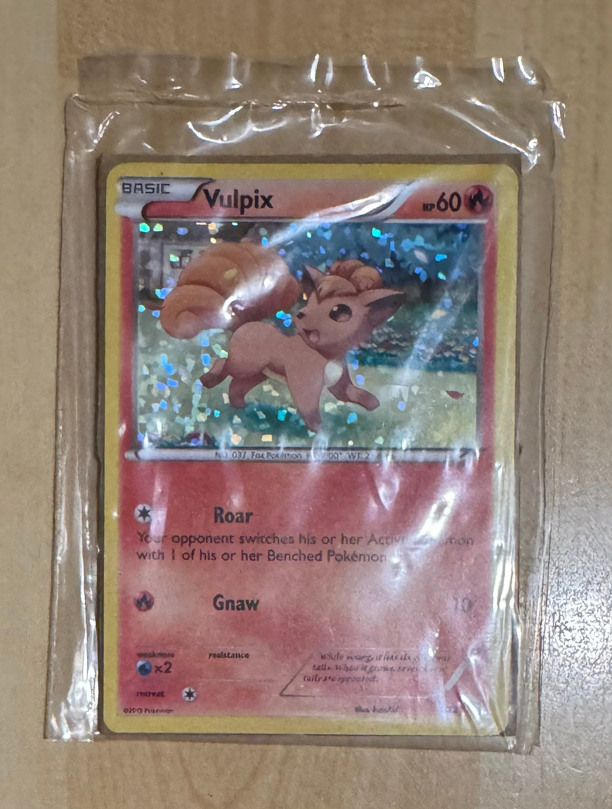 Pokemon Kaart Vullpix 1/12 Macdonald Seald., Ophalen of Verzenden, Nieuw, Losse kaart, Foil