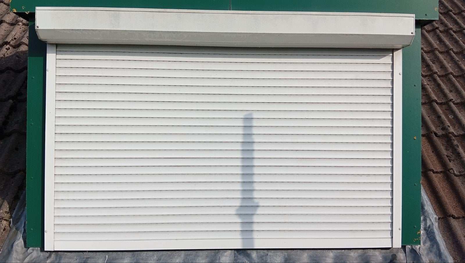 electrische rolluik, Ophalen, Gebruikt, Wit