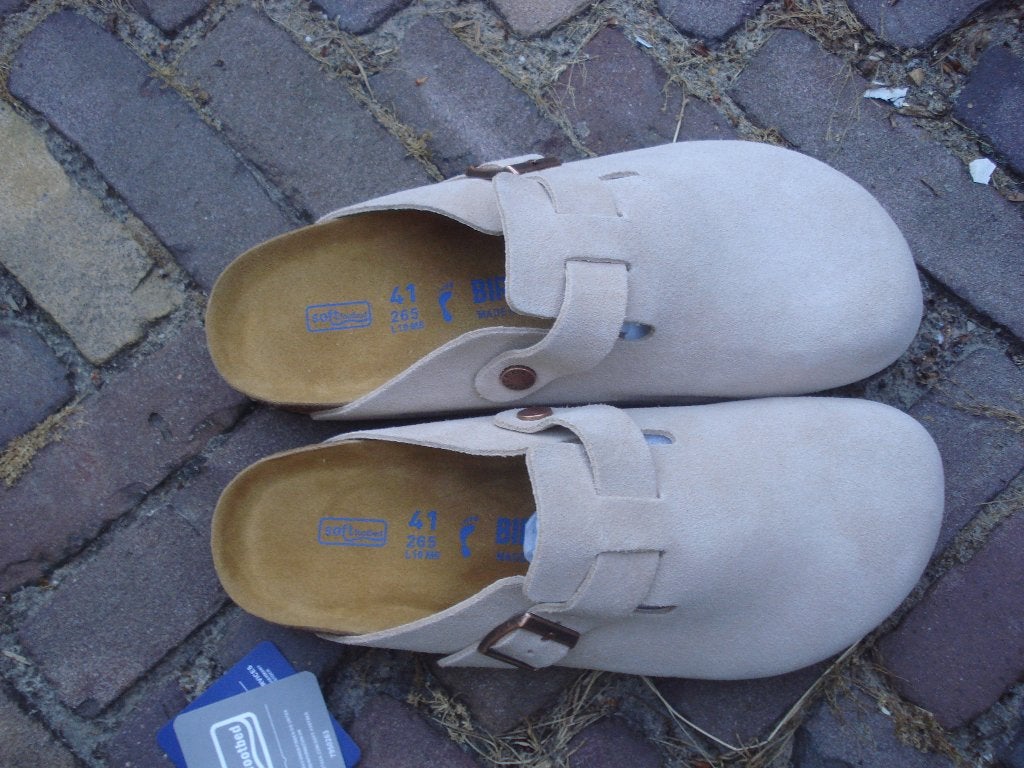 BOSTON BIRKENSTOCK BEIGE NIEUW 41 GRATIS VERZENDING PER POST, Slippers, Verzenden, Beige, Nieuw