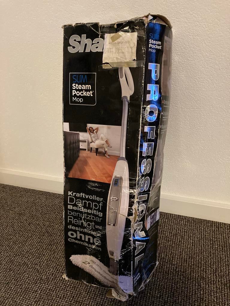 Shark Slim Steam Pocket Mop - Professionele Stoomreiniger, Overige typen, Nieuw, Ophalen of Verzenden, Minder dan 1200 watt
