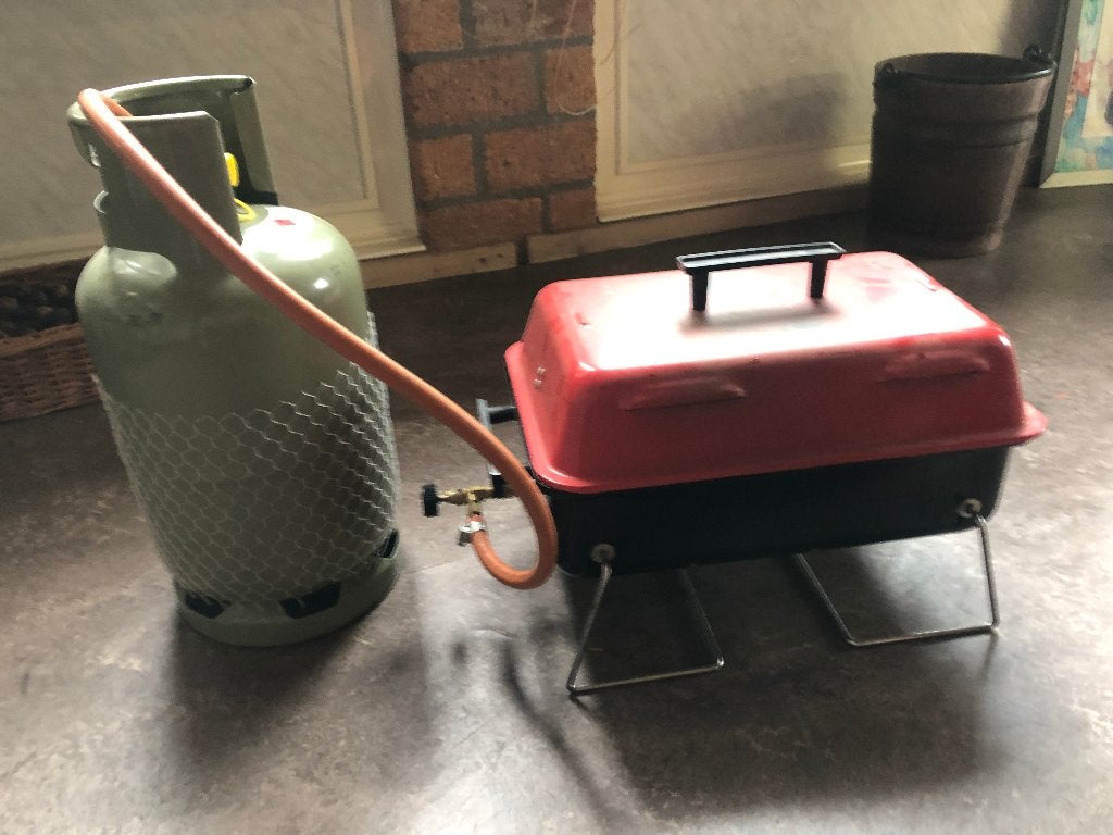 Schottelbraaier en gasbarbecues, Ophalen, Zo goed als nieuw, Cadac