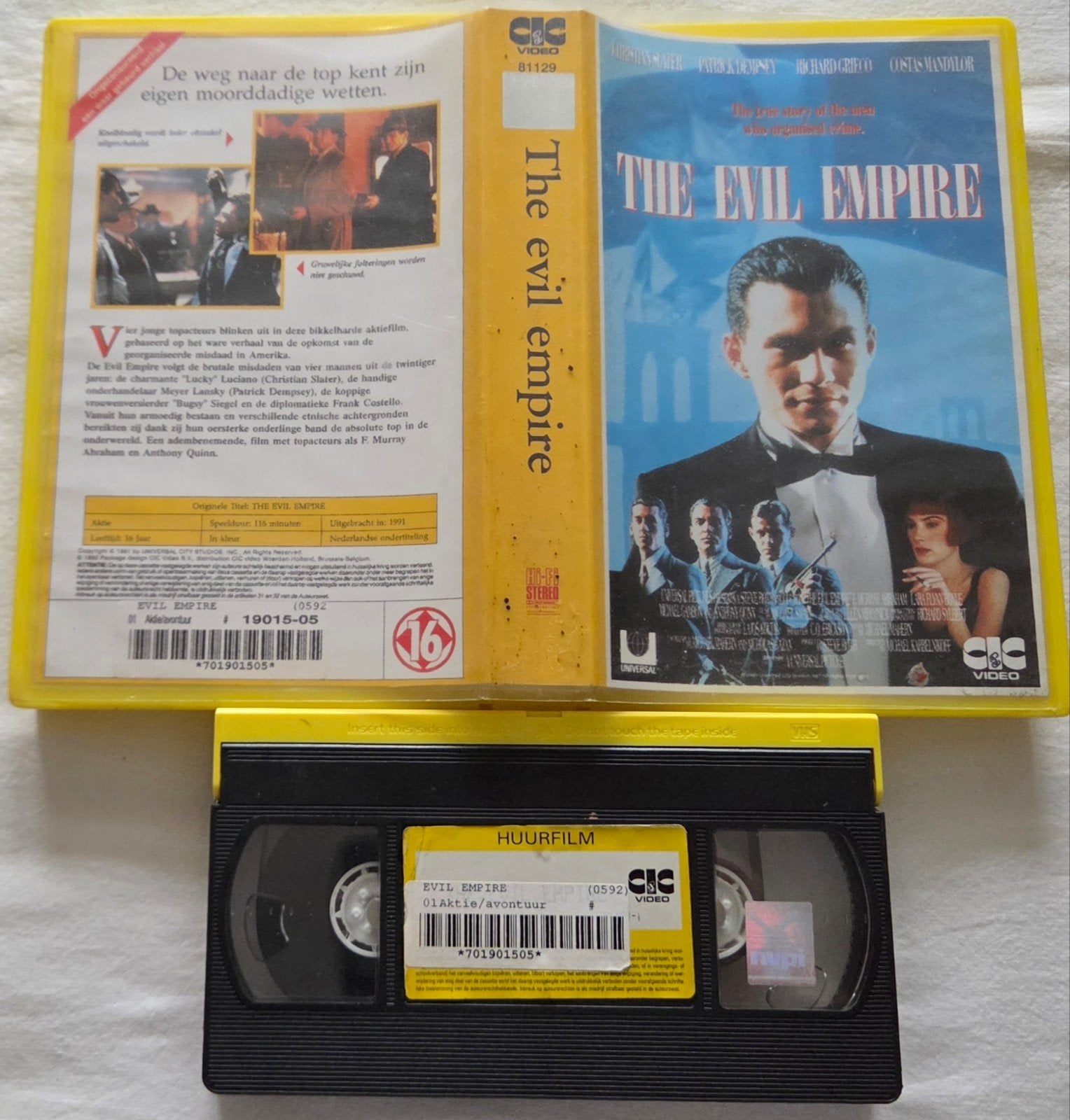 The Evil Empire VHS Misdaad/Mafia EX-RENTAL, Vanaf 16 jaar, Ophalen of Verzenden, Gebruikt, Horror