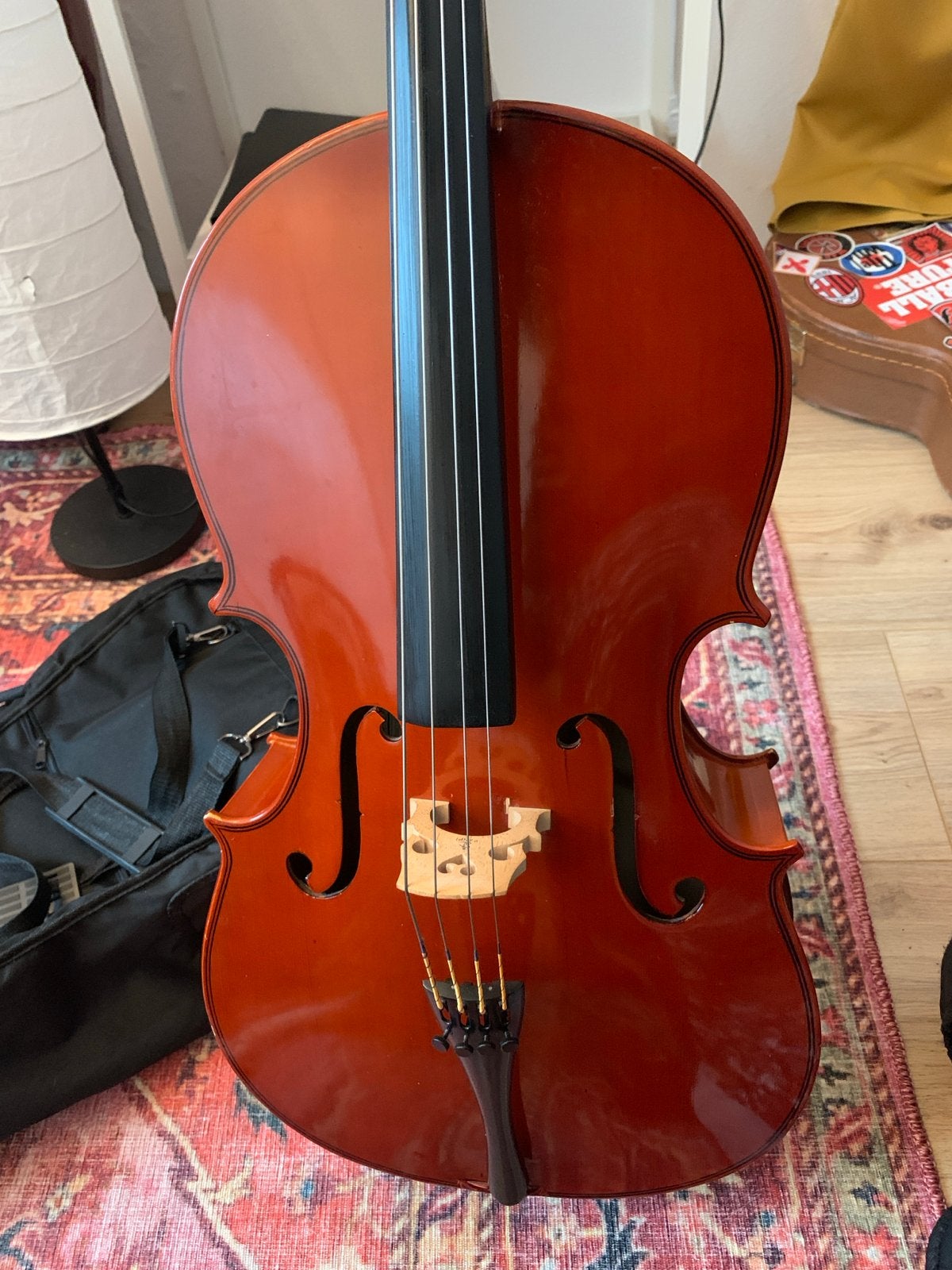 1/4 Cello met hoes en strijkstok, Ophalen, Gebruikt, Overige formaten, Met koffer