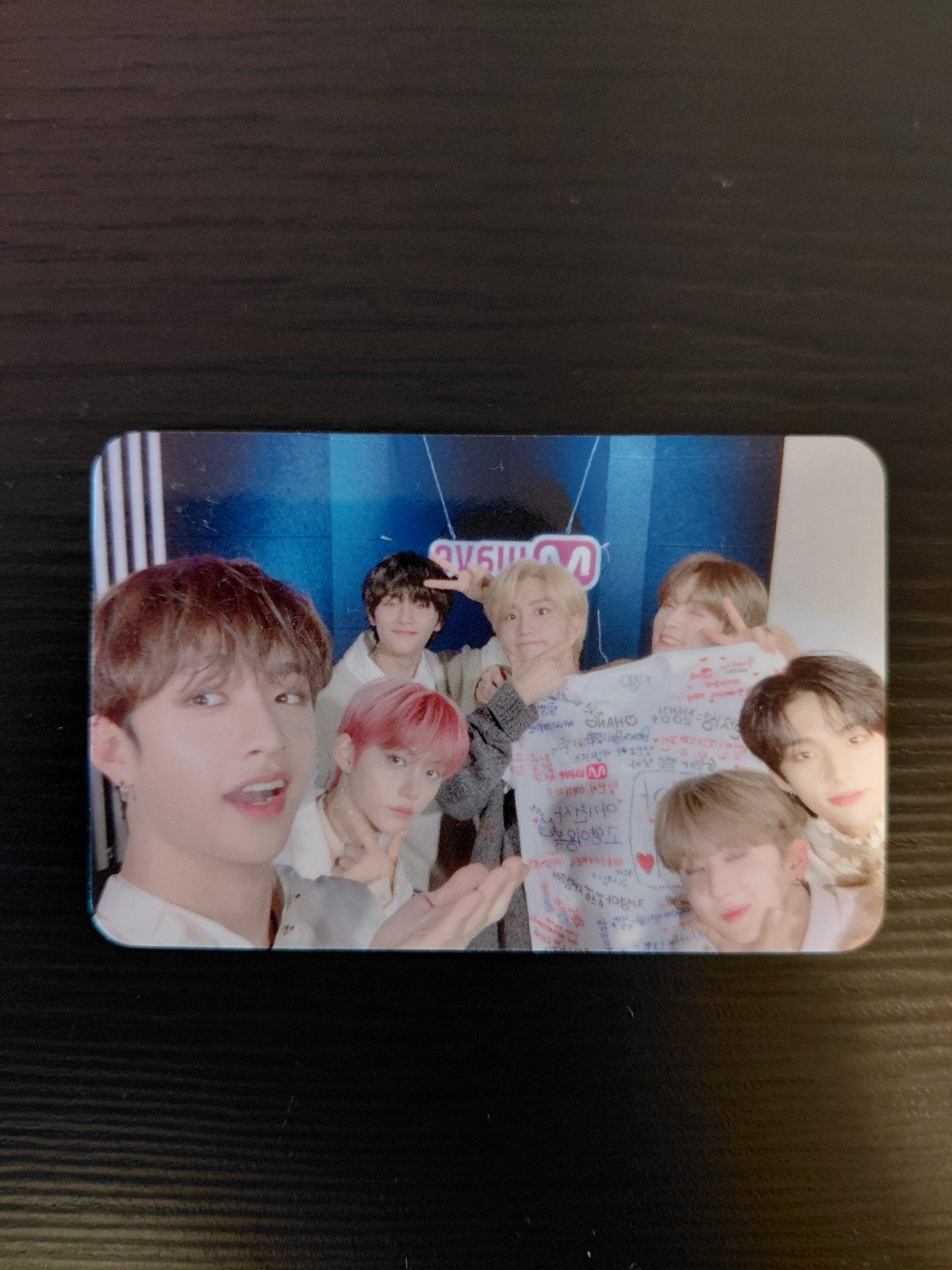 2 x unieke stray Kids Mwave Meet Greet Photocard Nieuwstaat, Ophalen of Verzenden, Nieuw