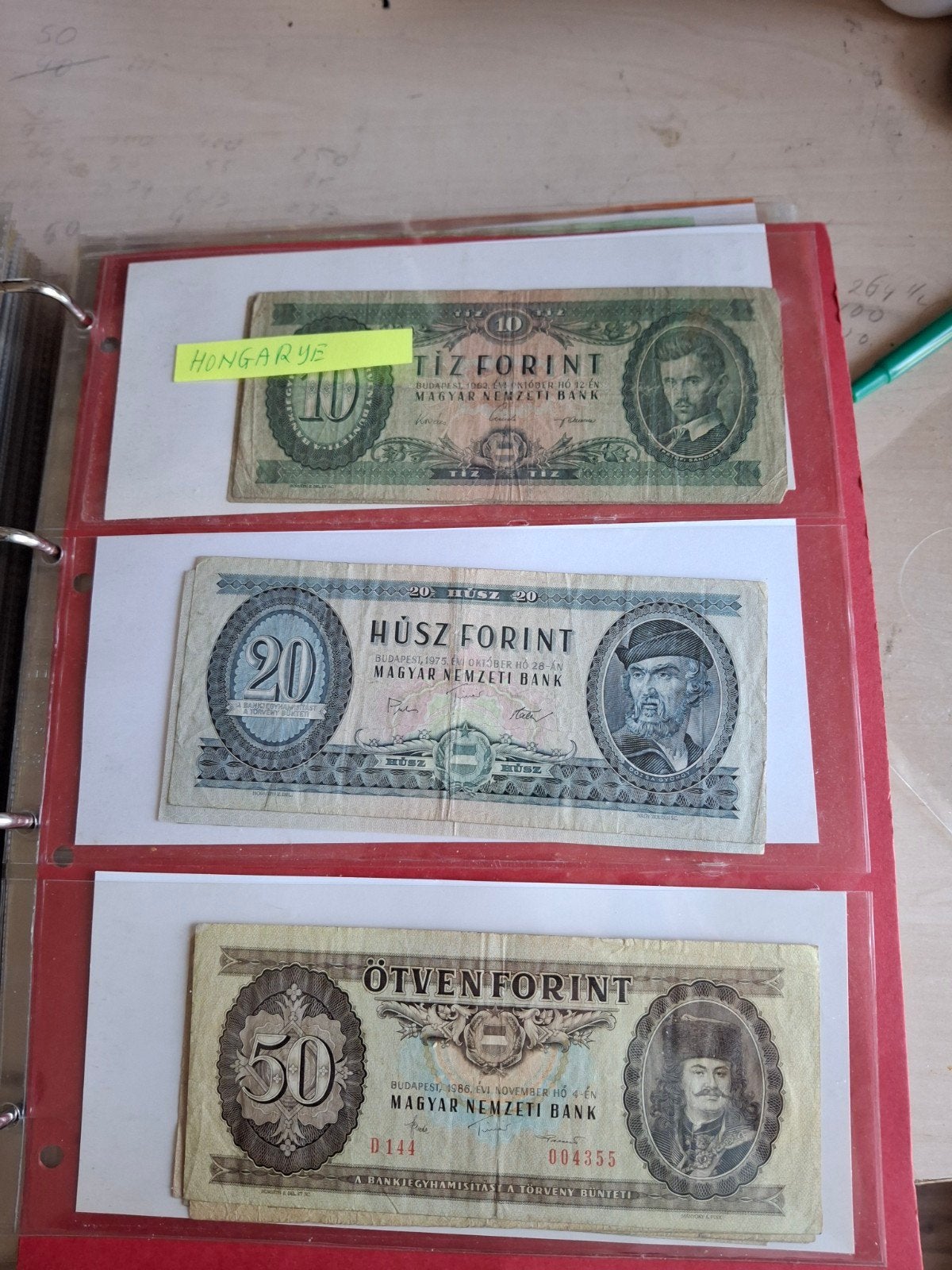 23 Hongaarse biljetten - Forint en Pengo collectie, Ophalen of Verzenden