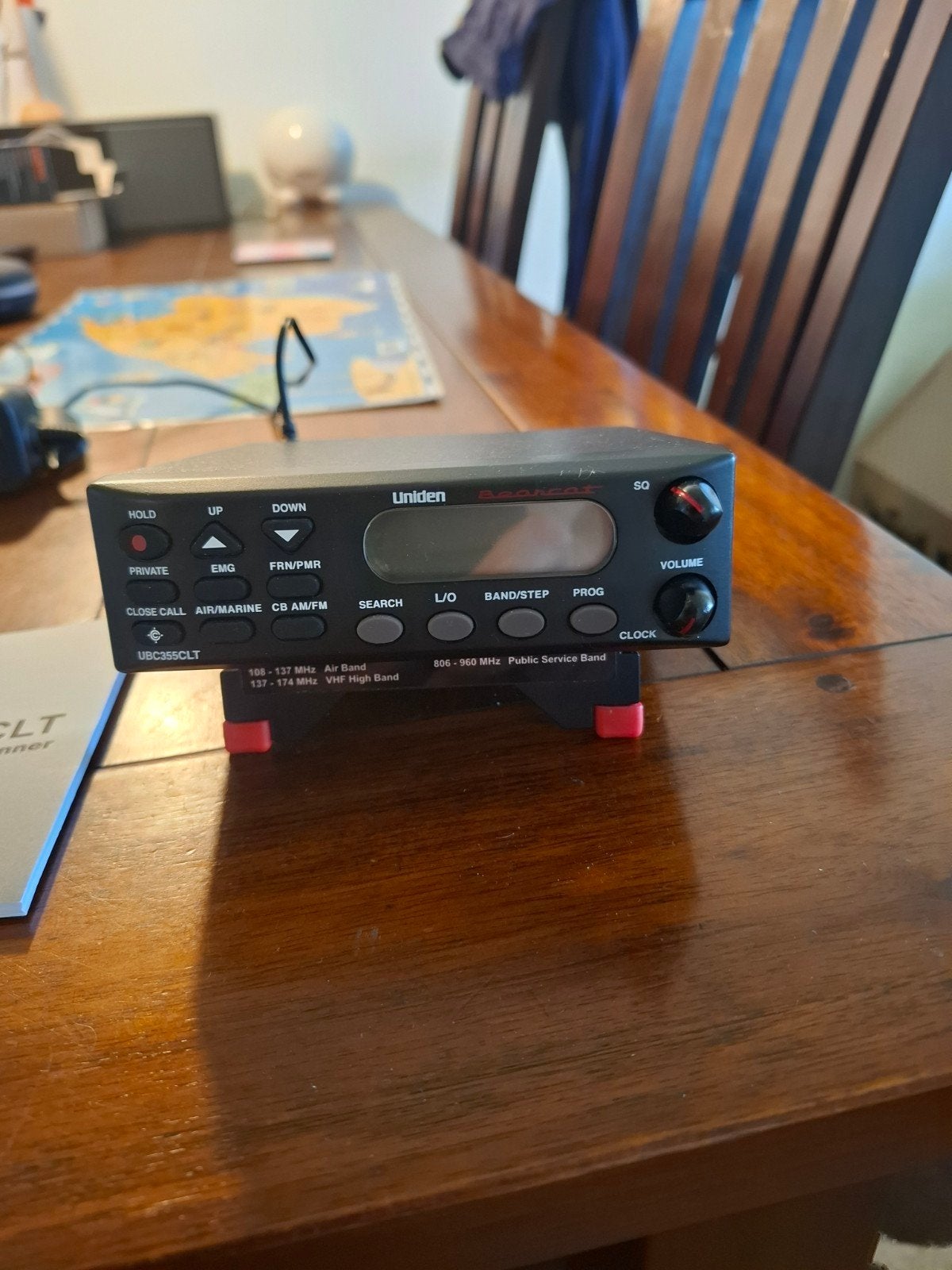 Uniden Bearcat UBC355CLT Desktop/Mobiele Radioscanner, Ophalen, Zo goed als nieuw, 200 tot 500 kanalen