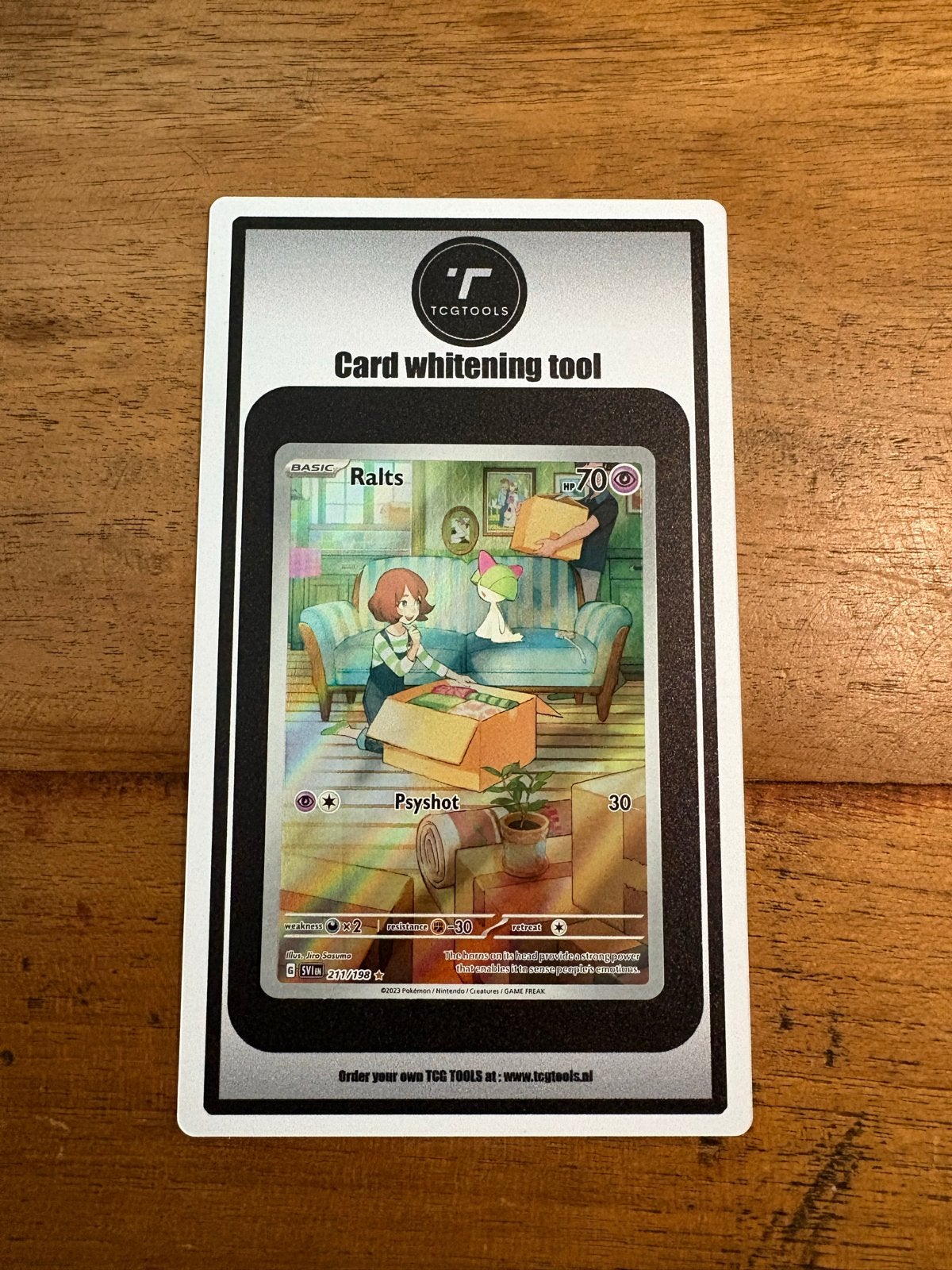 Ralts #211 - Scarlet & Violet, Ophalen of Verzenden, Zo goed als nieuw, Losse kaart, Foil