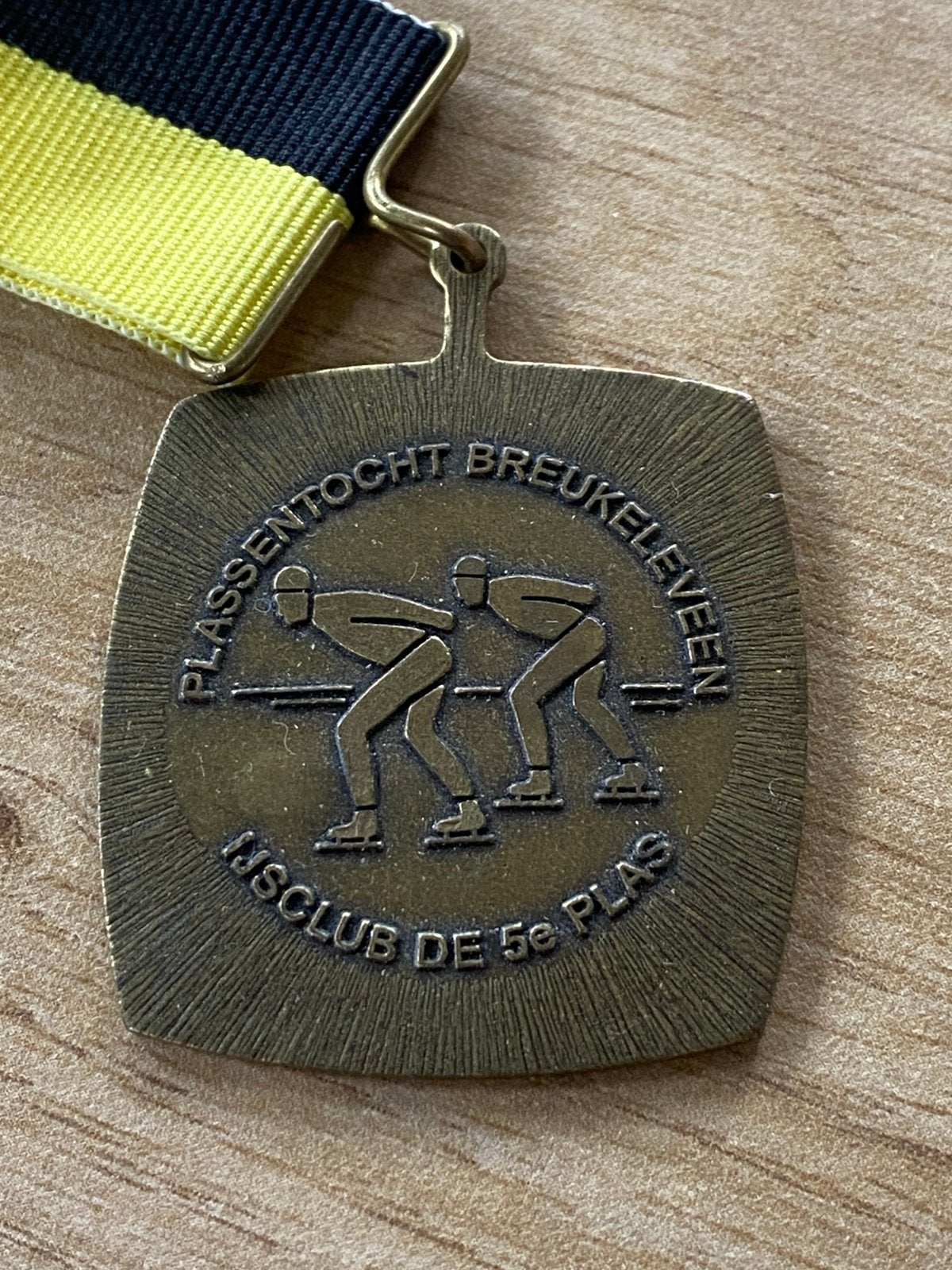 Medailles schaatsen Plassentocht Breukelerveen de 5e plas, Postzegels en Munten, Penningen en Medailles, Ophalen of Verzenden