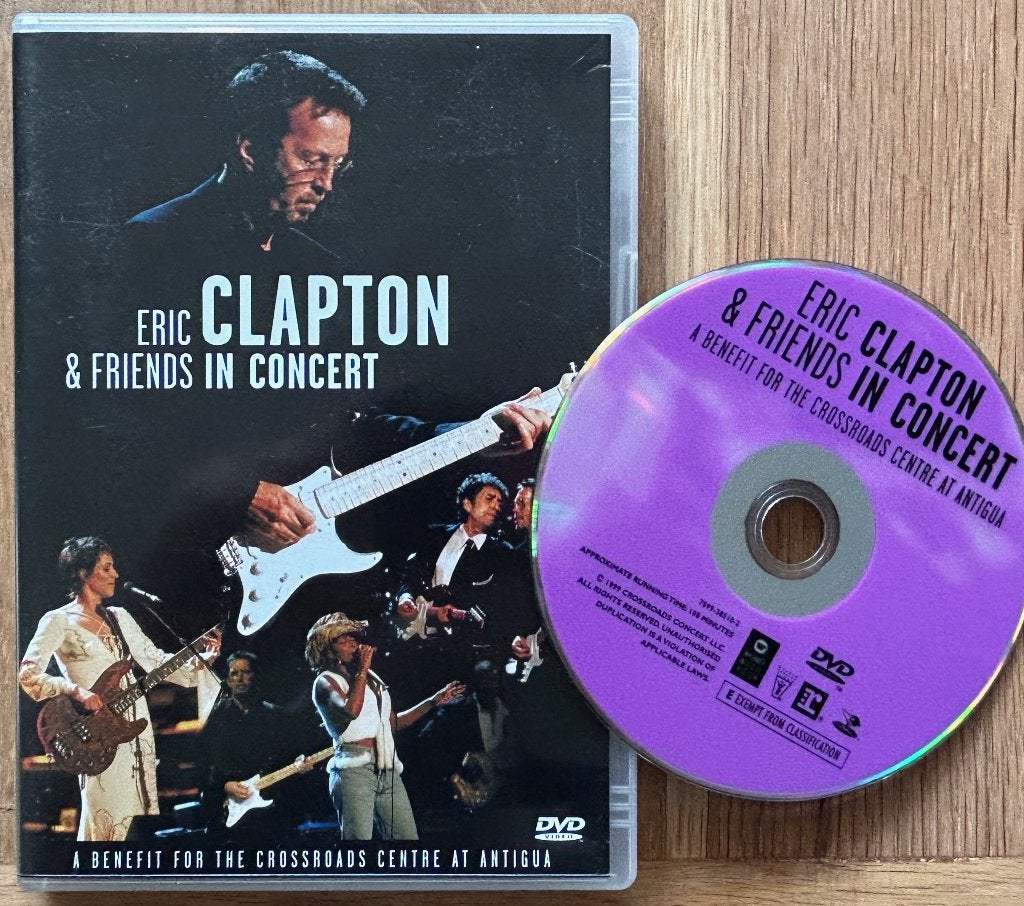ERIC CLAPTON & FRIENDS - Concert for Crossroads Antigua DVD, Vanaf 16 jaar, Ophalen of Verzenden, Zo goed als nieuw, Concert