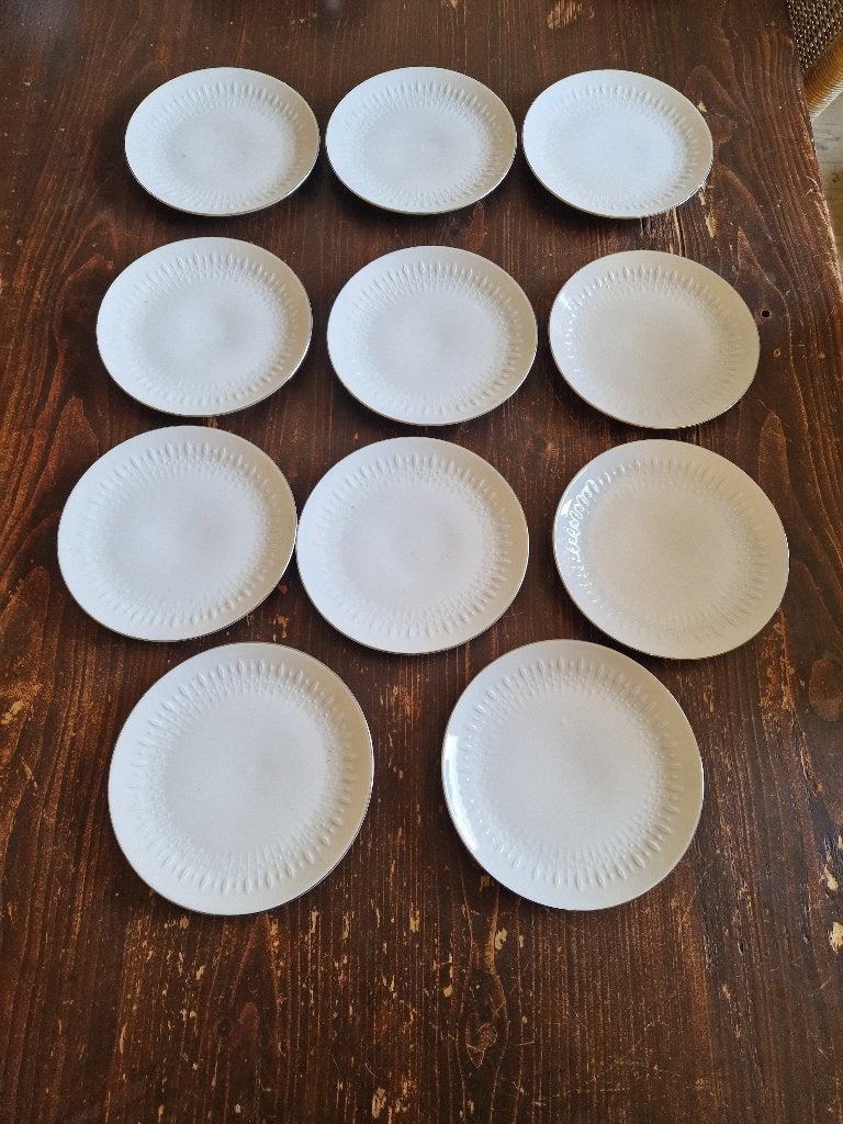 Prachtige gebaksschotels diameter van 17 cm, Ophalen of Verzenden, Zo goed als nieuw, Bord(en), Overige stijlen