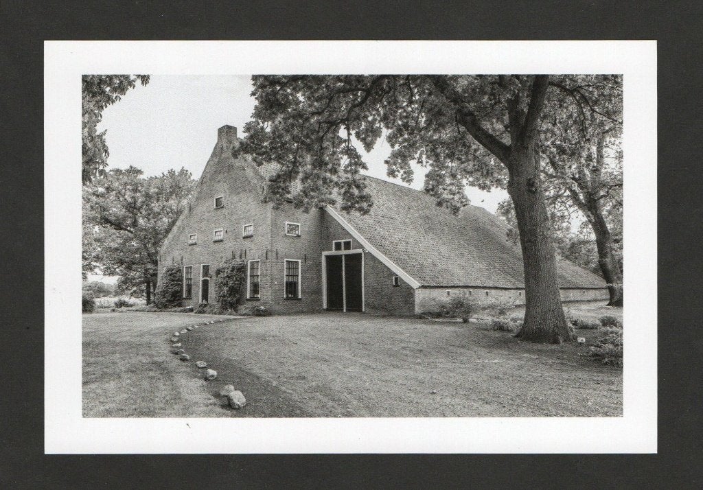 Fotokaart Ter Borg Westerwolde Boerderij., Ophalen of Verzenden, 1980 tot heden, Ongelopen, Groningen