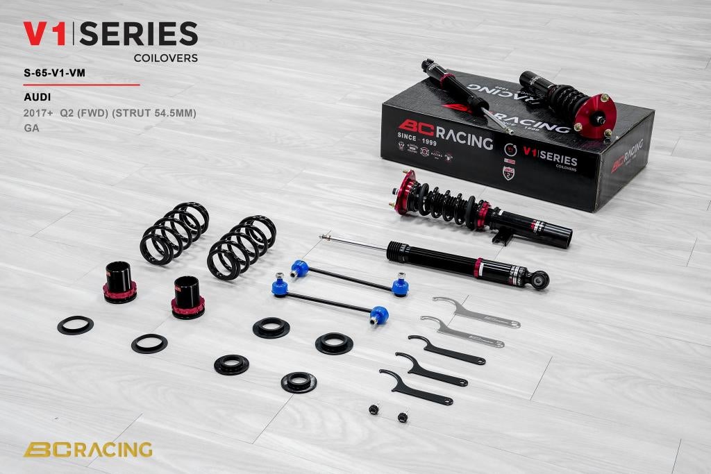 BC Racing V1-VM serie schroefset - Audi Q2 FWD 54.5 17+, Ophalen of Verzenden