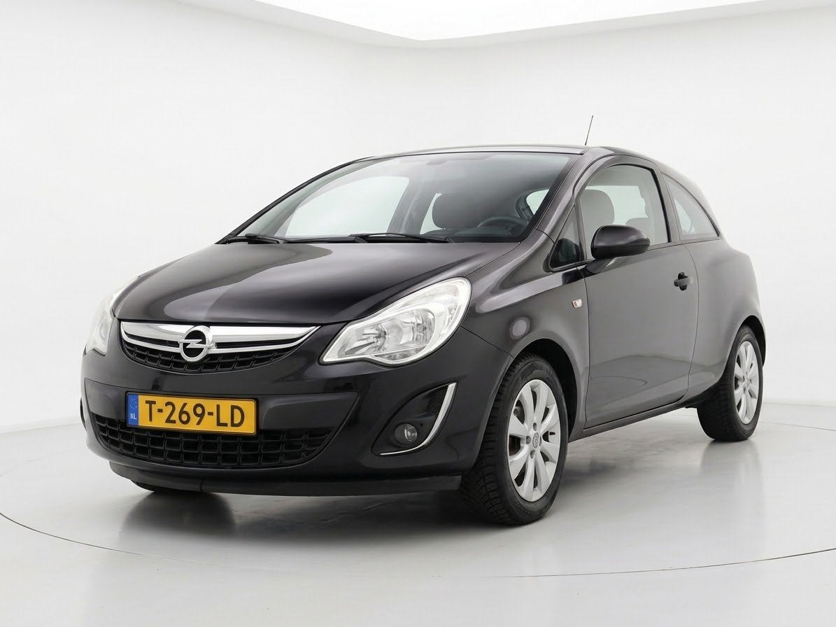 Opel Corsa 1.4-16V Ecotec / Cruise / Navigatie / APK 2027, Auto's, Voorwielaandrijving, 40 €/maand, 1398 cc, Zwart