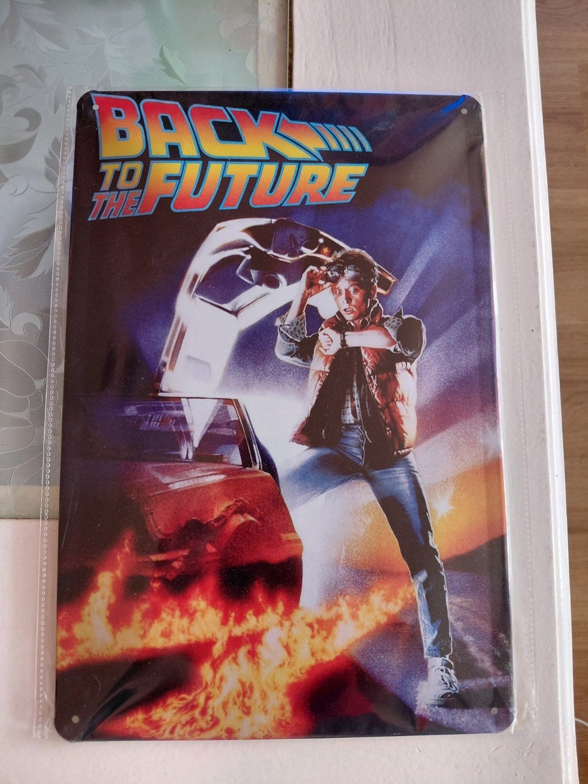 Back To The Future - Metalen wandbord - 20x30cm., Ophalen of Verzenden, Nieuw, Film, Poster