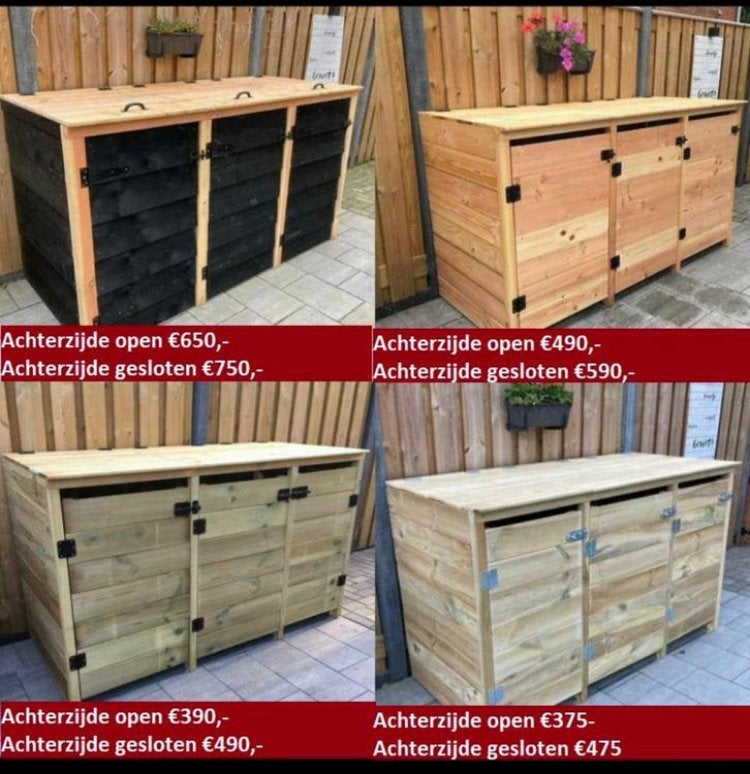 Houten Containerombouw containerberging naar wens, Ophalen of Verzenden, Nieuw