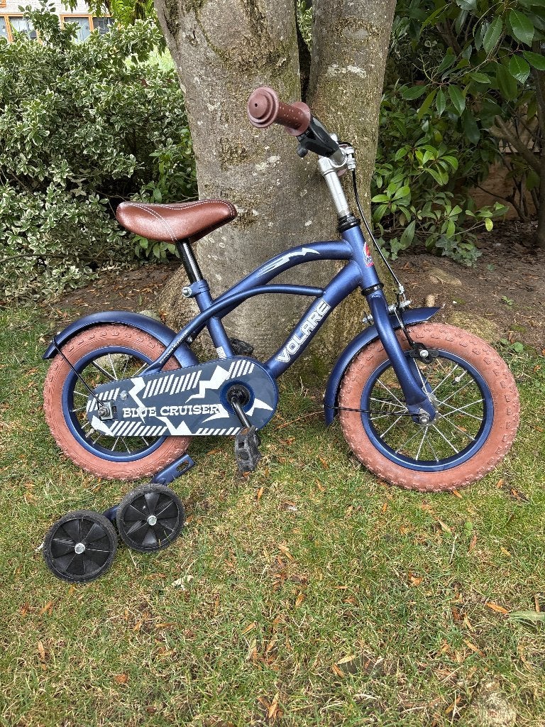 Kinderfiets Volare blue cruiser 12 inch, Fietsen en Brommers, Fietsen | Kinderfietsjes, Ophalen, Terugtraprem, Zijwieltjes, Gebruikt