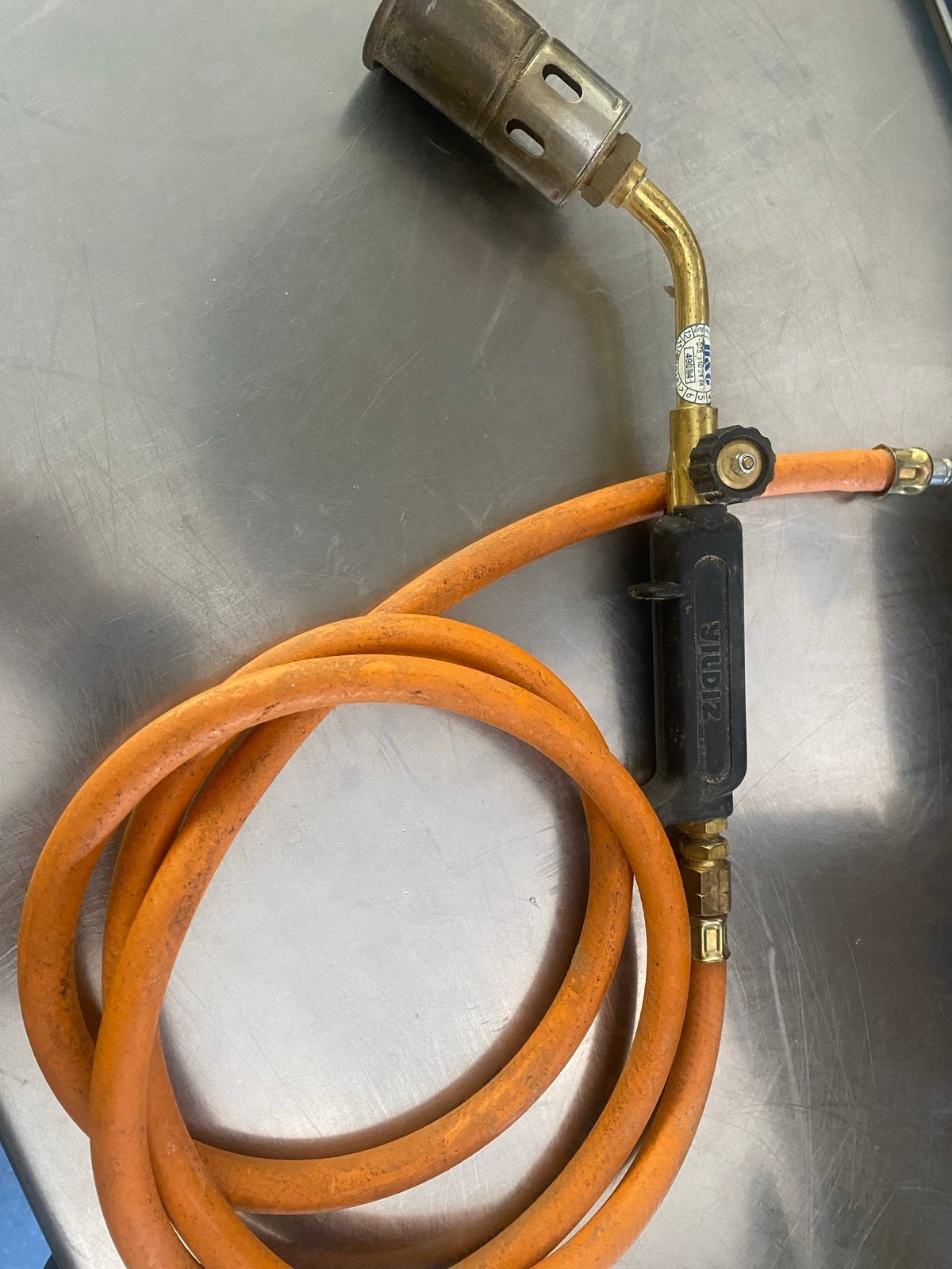 Gasbrander met slang - Ideaal voor diverse klussen, Ophalen, Gebruikt