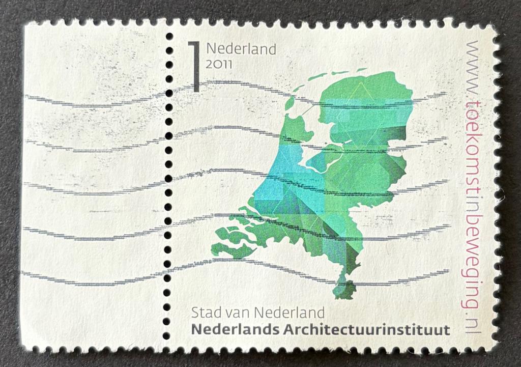 Postzegel Ndl Nederlands Architectuurinstituut Rotterdam, Postzegels en Munten, Postzegels | Nederland, Ophalen of Verzenden, Na 1940