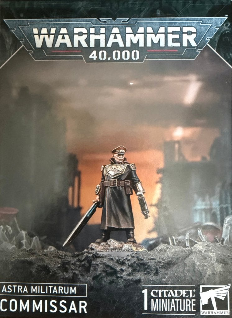 Warhammer 40K Astra Militarum Commissar, ., Warhammer, Ophalen of Verzenden, Zo goed als nieuw