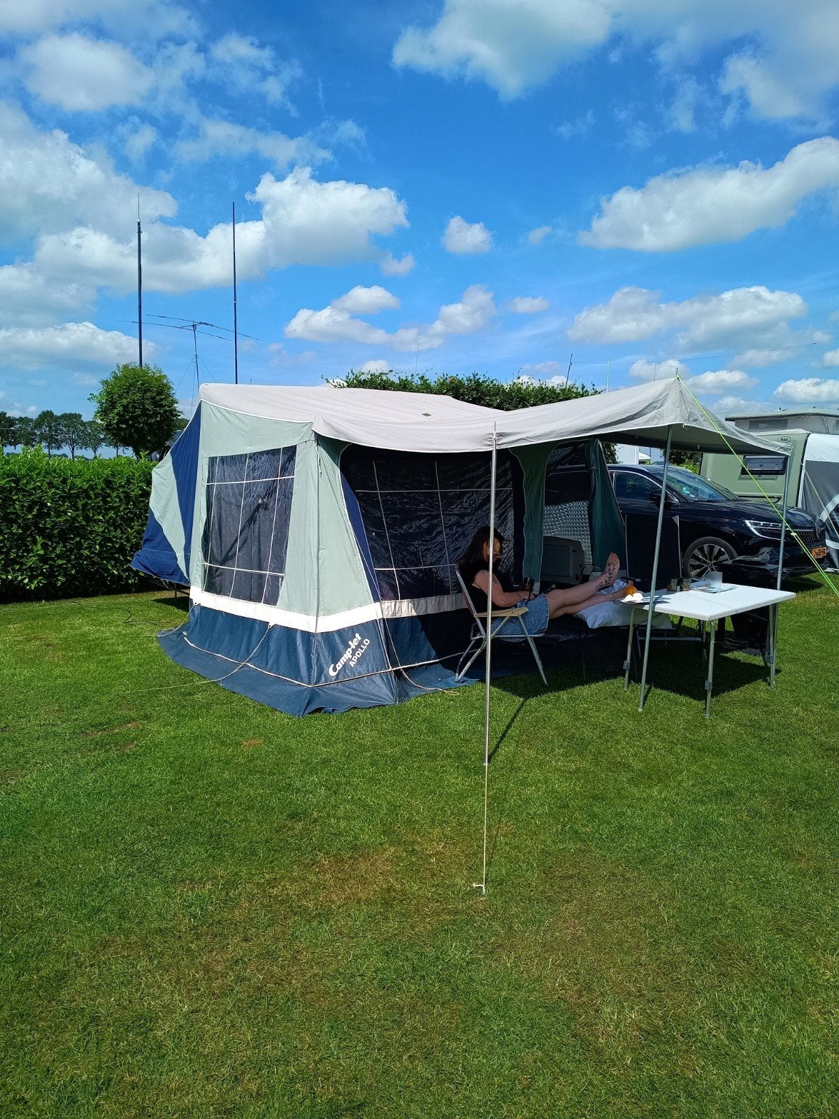 Camplet apollo lux, Ophalen