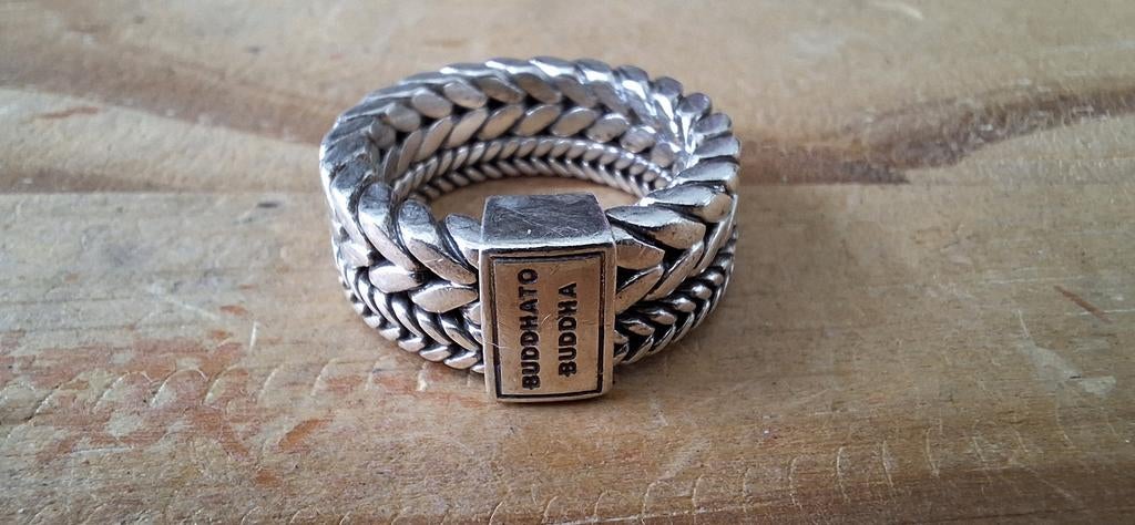 Buddha to Buddha ring Barbara, 18 tot 19, Ophalen of Verzenden, Dame of Heer, Zilver