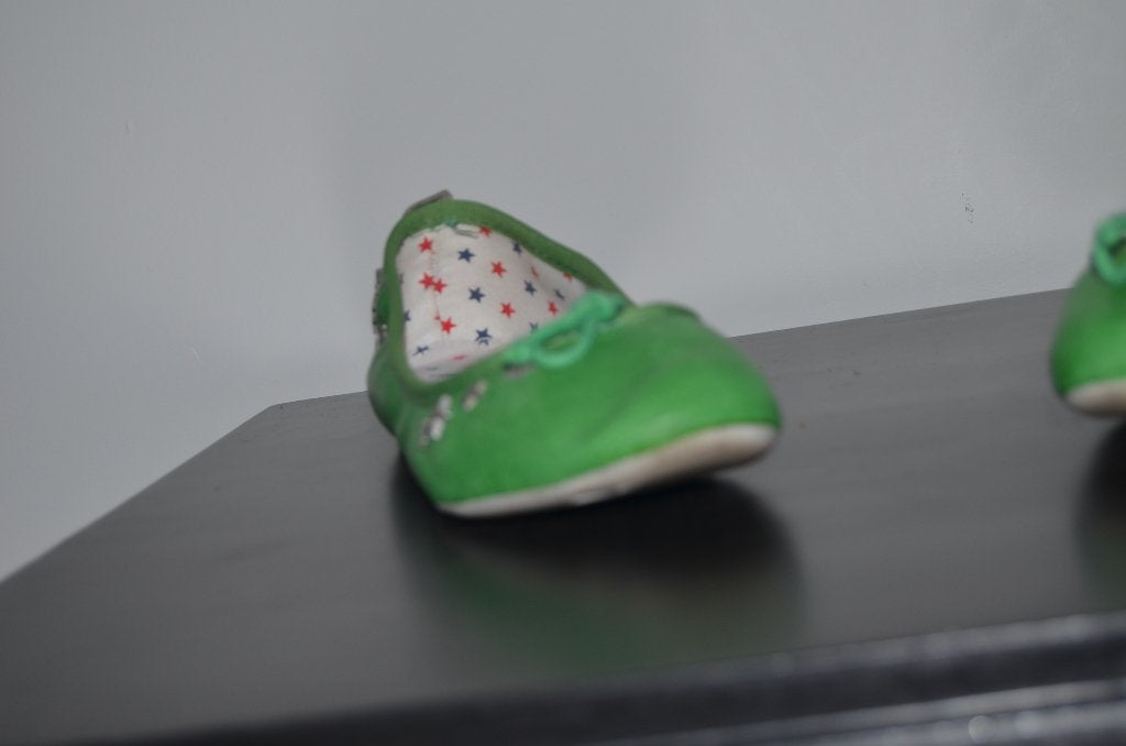Groene Replay ballerina schoen, Kleding | Dames, Schoenen, Verzenden, Zo goed als nieuw, Groen, Sneakers of Gympen