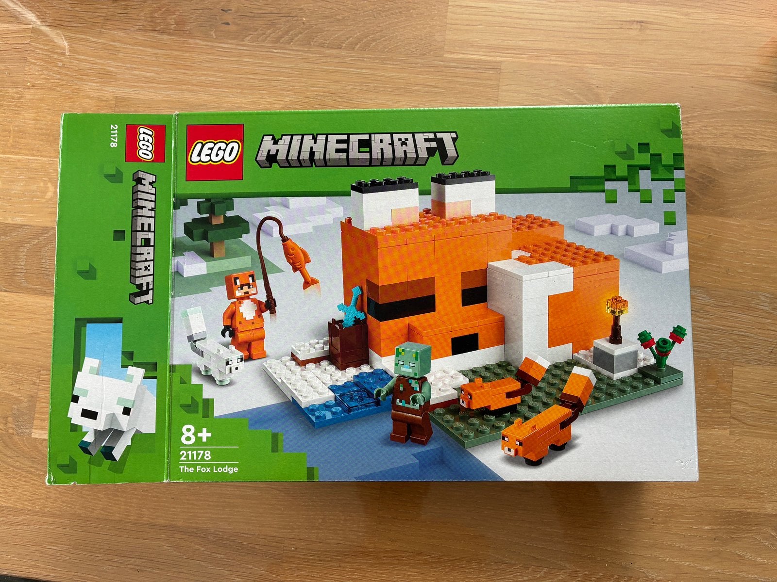 Lego Minecraft The Fox Lodge #21178 (2022), Ophalen, Compleet, Minecraft, Lego