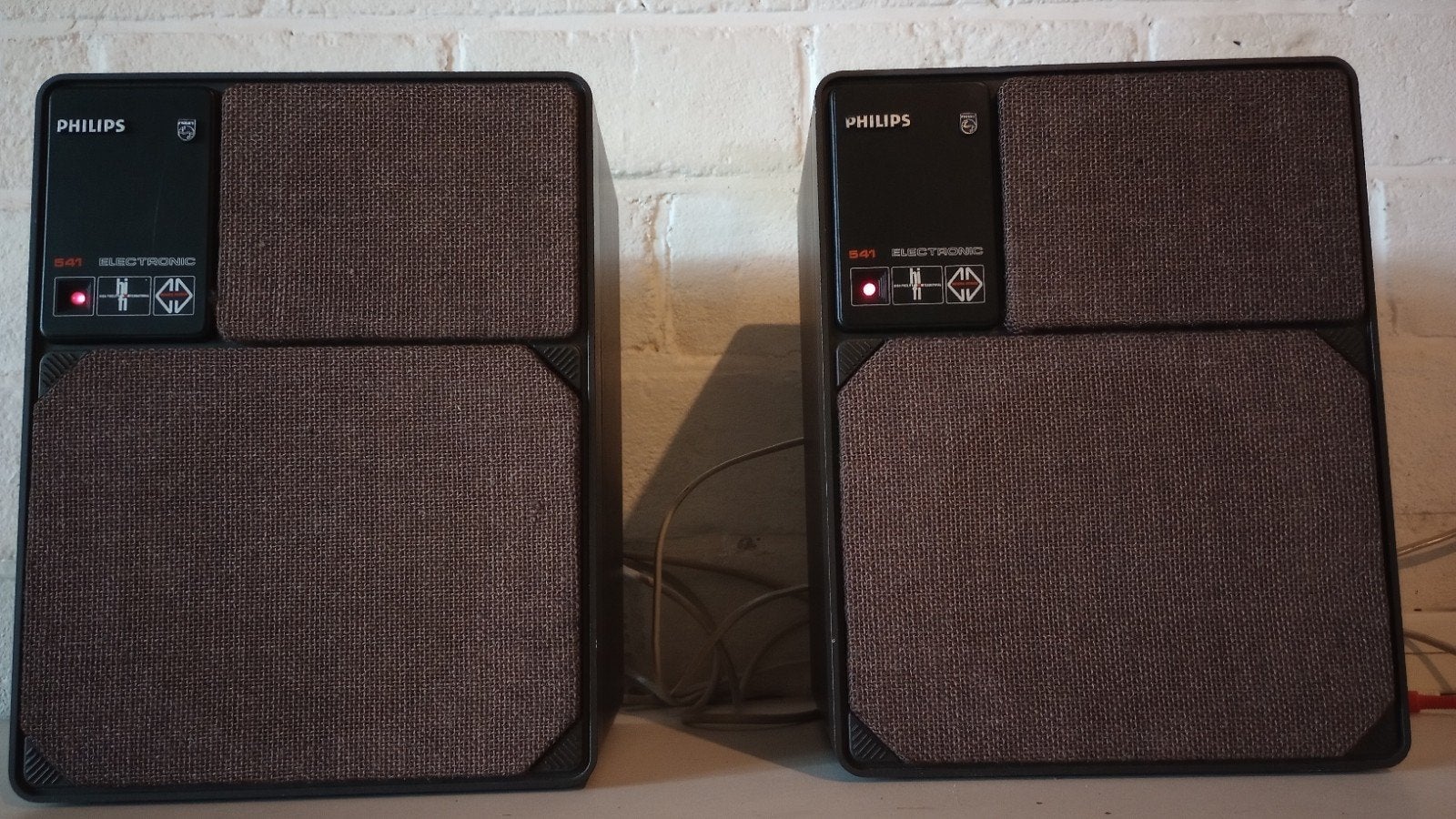 Philips MFB 541 speakers in mooie originele staat, Ophalen, Stereo speakers, Philips, Zo goed als nieuw