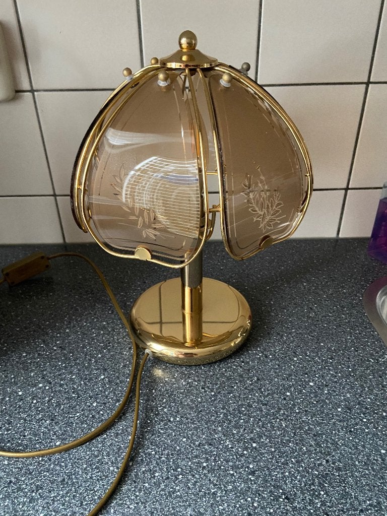 Vintage Hollywood Regency tafel lamp, Ophalen