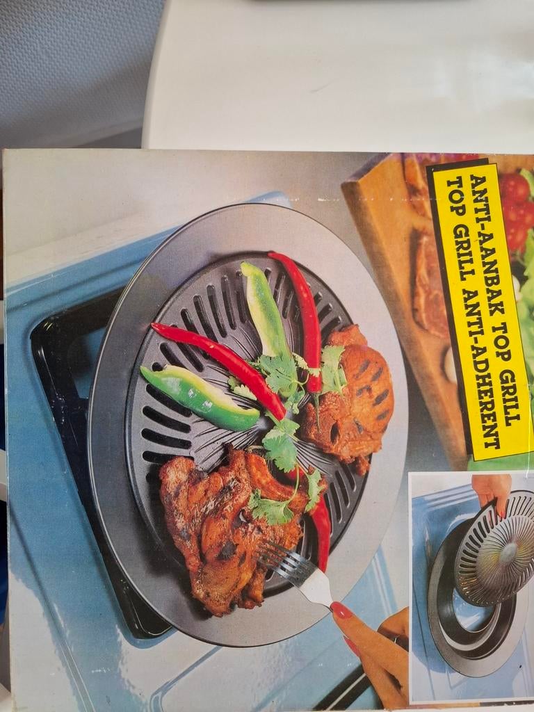 Anti-aanbak top grill, Ophalen