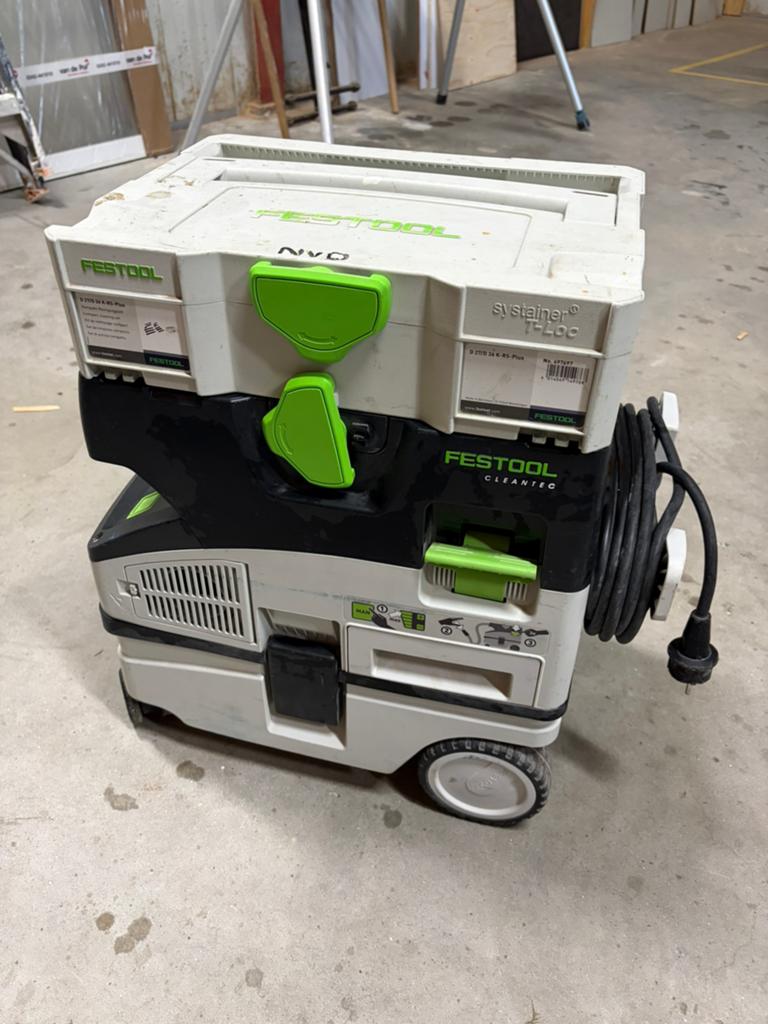 Festool CTL mini, Ophalen, Gebruikt