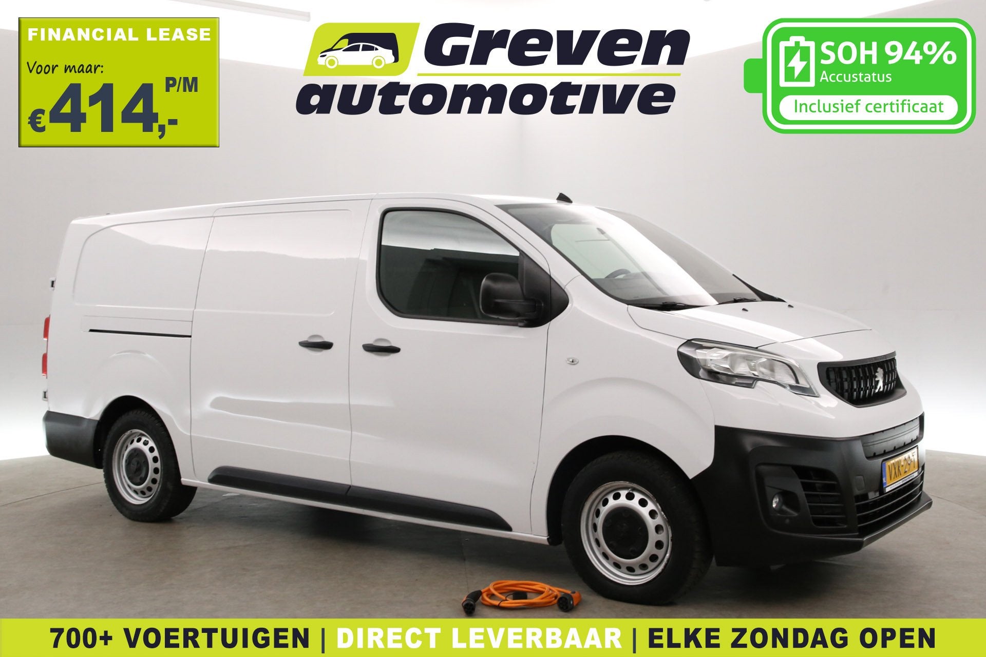 Citroën ë-Jumpy Peugeot E-Expert 75 kWh L3H1 Long Range |, Auto's, Gebruikt, Citroën, Wit, Origineel Nederlands