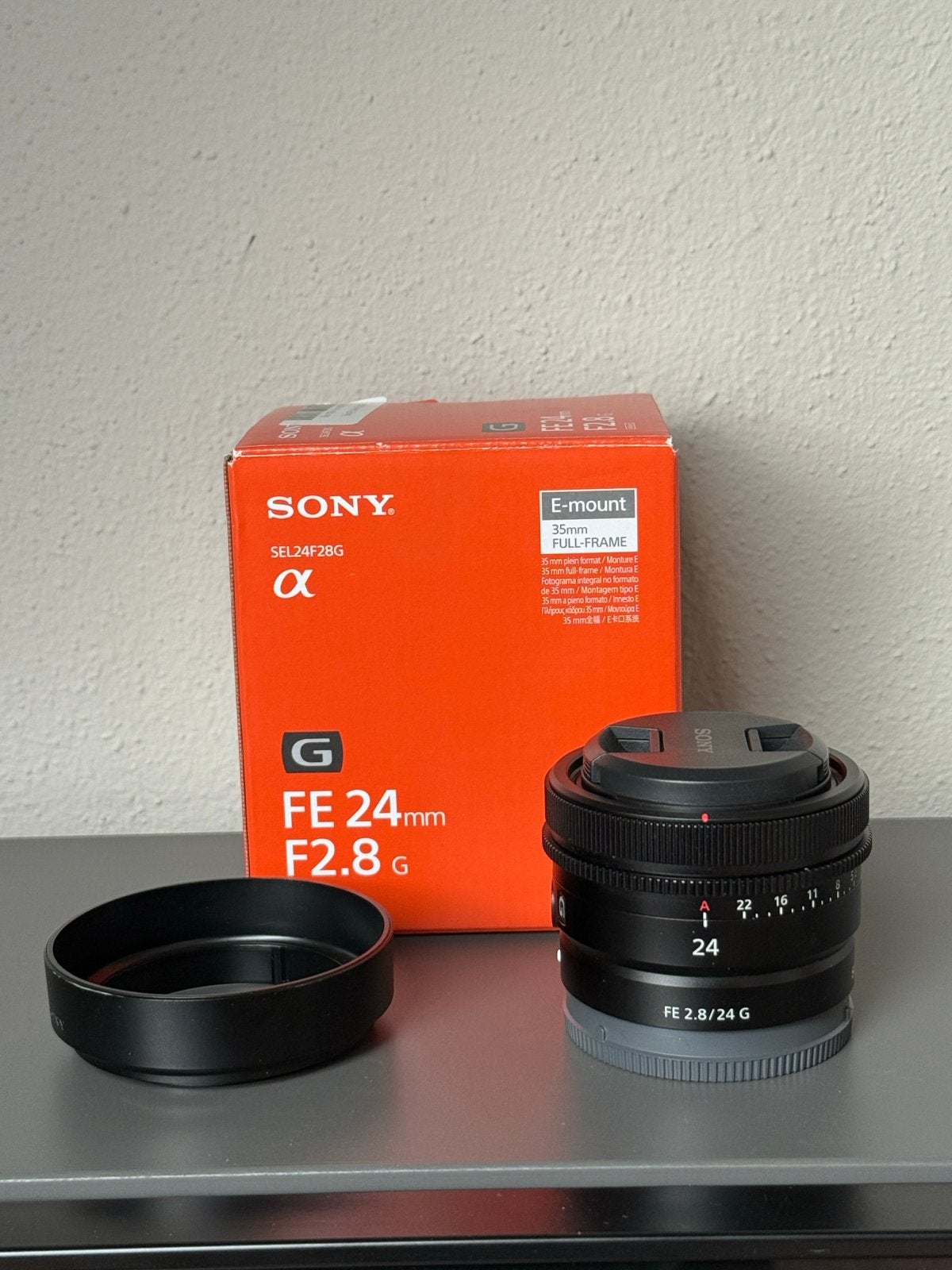 Sony FE 24mm F2.8 G lens E mount | zo goed als nieuw!, Sony E-mount, Sony, Autofocus, Zo goed als nieuw