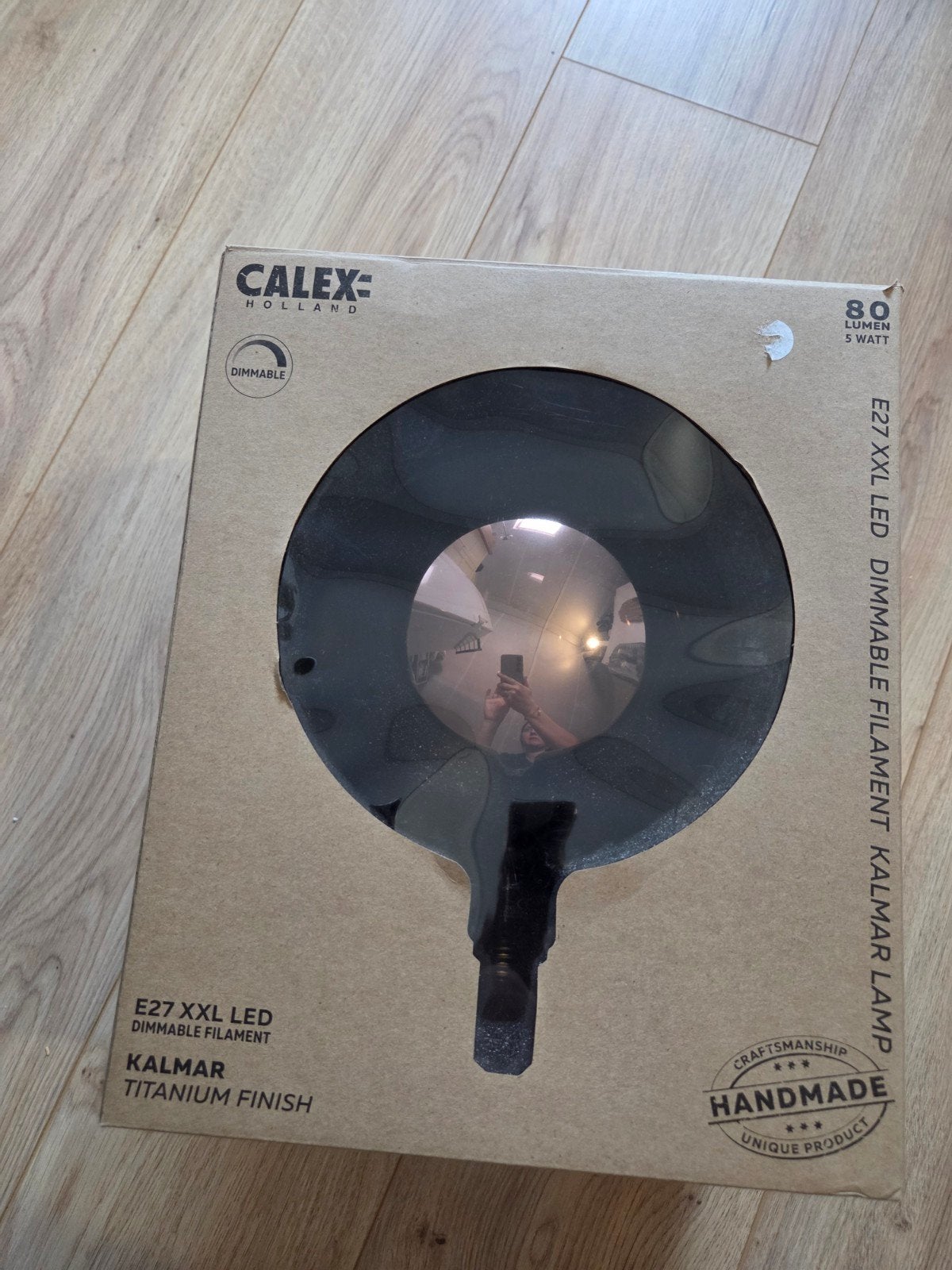 Calex XXL LED Dimbare Filament Kalmar Lamp E27 Titanium, Ophalen, Led-lamp, Dimbaar, E27 (groot)