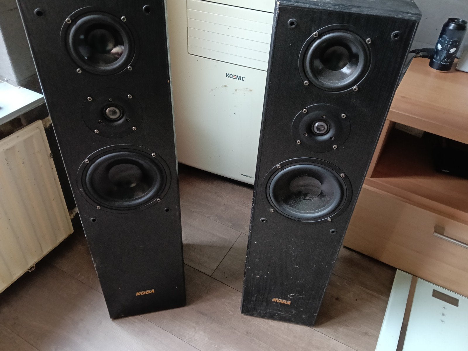 Koda AV706F Vloerstaande Luidsprekers - 120 Watt, Vloerstaande luidspreker, Gebruikt, 60 tot 120 watt, Geschikt voor surround/home cinema