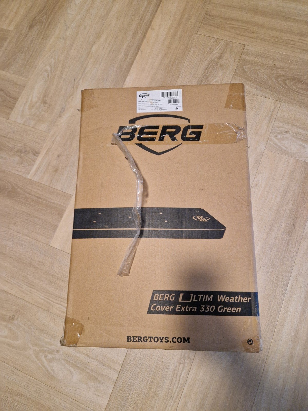 Berg Trampoline Beschermhoes Ultim Extra 330x220 Zwart, Kinderen en Baby's, Ophalen, Nieuw