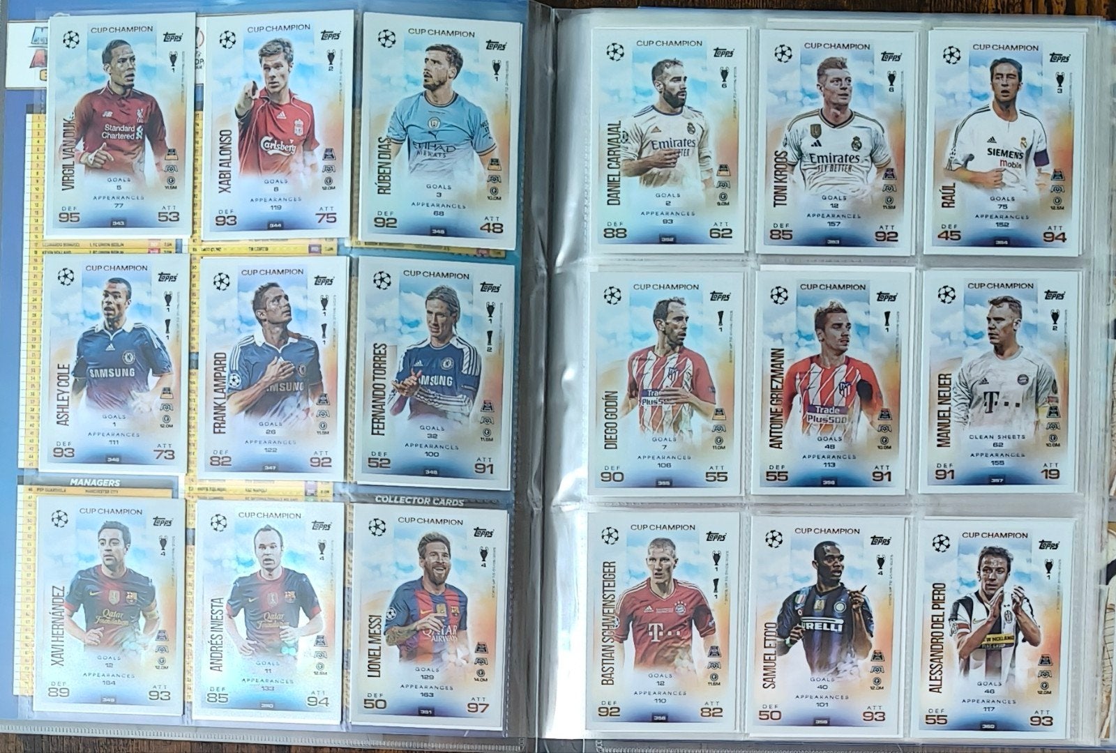 Alle 18 Cup Champion Match Attax 2025-26... Messi.., Verzenden, Zo goed als nieuw, Buitenlandse clubs, Spelerskaart