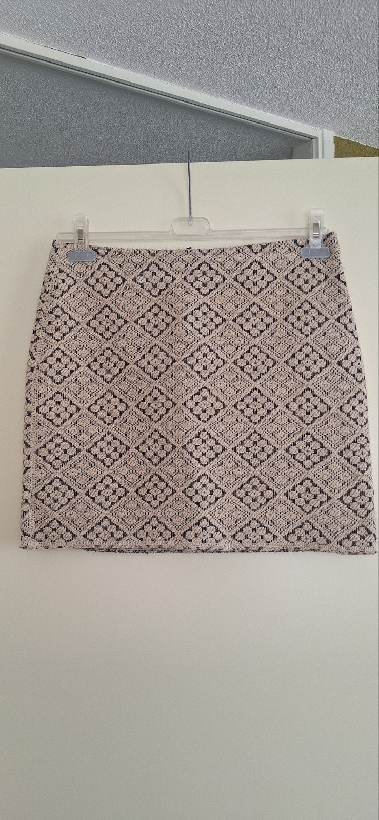 Opus mini rok met patroon - Maat 38/40 (M), Kleding | Dames, Maat 38/40 (M), Beige, Ophalen of Verzenden, Zo goed als nieuw