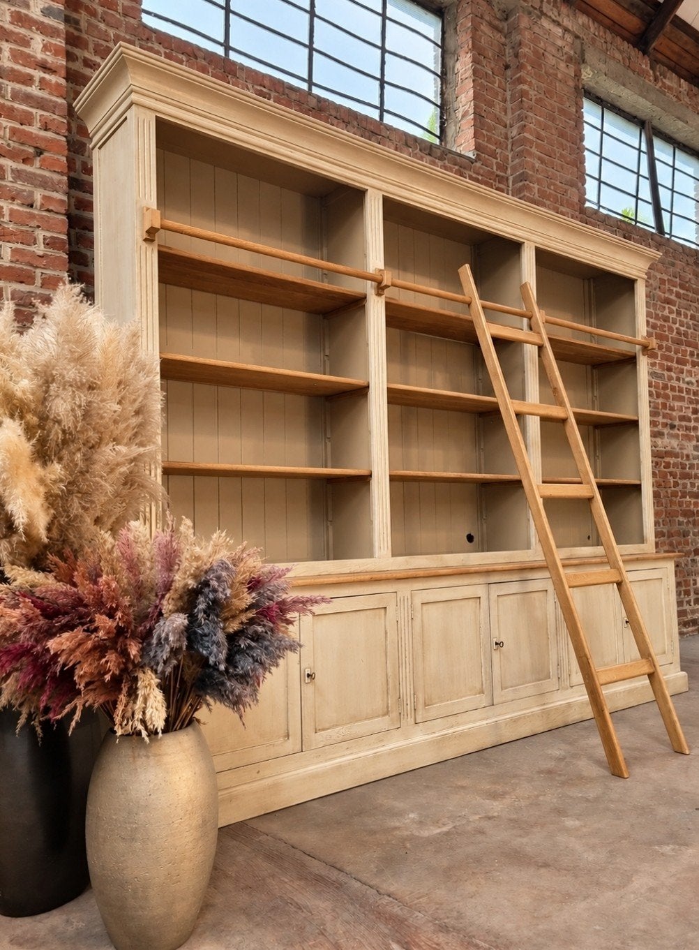 eiken boekenkast/bibliotheekkast, Ophalen, Gebruikt, Eikenhout, Landelijk