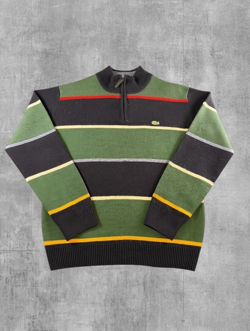 Groene Lacoste sweater maat XL (pullover / wintertrui), Verzenden, Lacoste S.A., Maat 56/58 (XL), Zo goed als nieuw