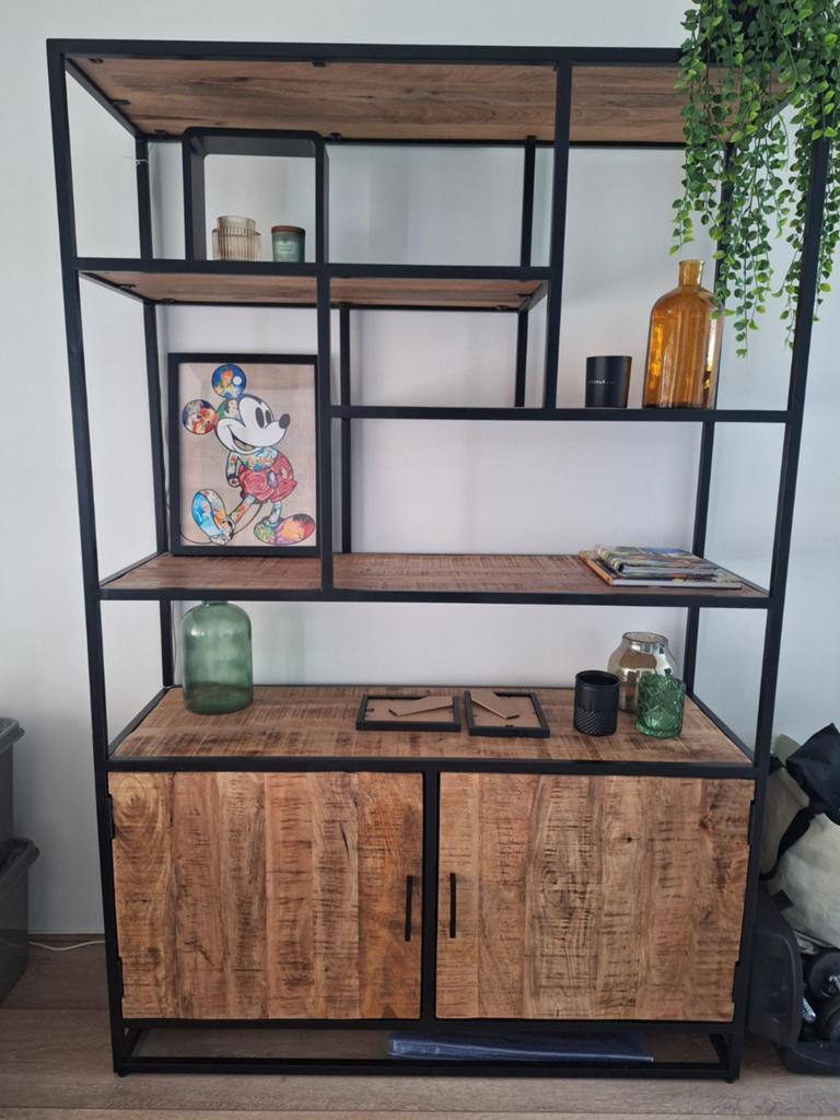 Mooie kast, als nieuw, Huis en Inrichting, Kasten | Boekenkasten, Ophalen, 100 tot 150 cm, Zo goed als nieuw, 150 tot 200 cm