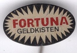 Fortuna geldkisten blik speldje ( A_042), Verzamelen, Speldjes, Pins en Buttons, Ophalen of Verzenden, Zo goed als nieuw, Merk