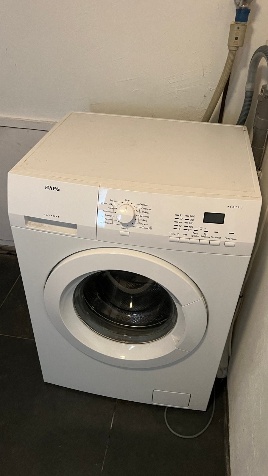 AEG Lavamat Protex Wasmachine - Voorlader, Ophalen, Gebruikt, Voorlader, Kort programma