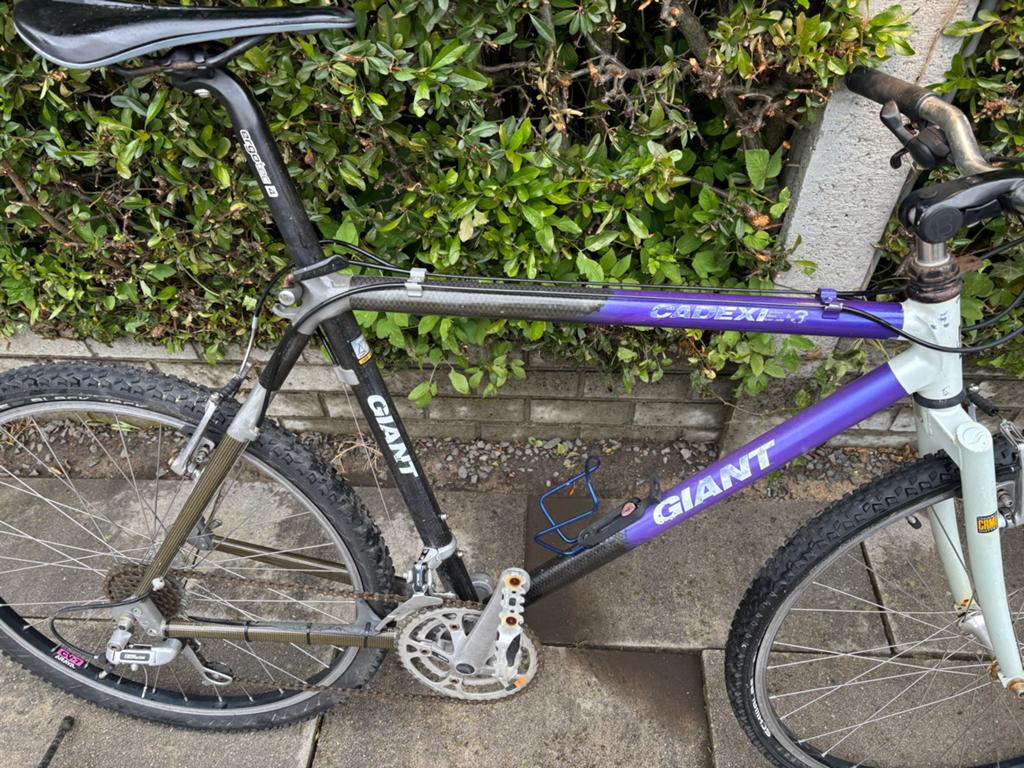 2 stuks Giant Cadex 3 MTB -  Retro Carbon Klassieker (1992), Fietsen en Brommers, Fietsen | Mountainbikes en ATB, Gebruikt, Velgrem