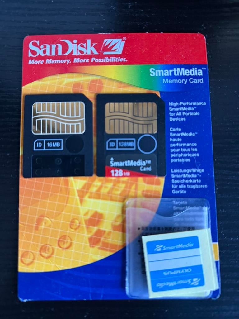 Smartmedia memory cards, Ophalen of Verzenden, Zo goed als nieuw, Overige Merken, Geen optische zoom