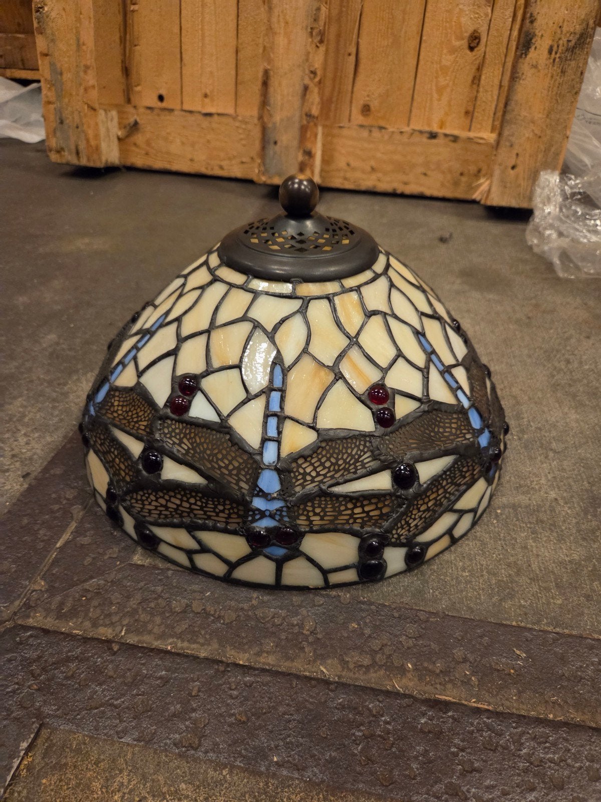 tiffany stijl lamp, hanglamp, plafondlamp, Ophalen, Glas