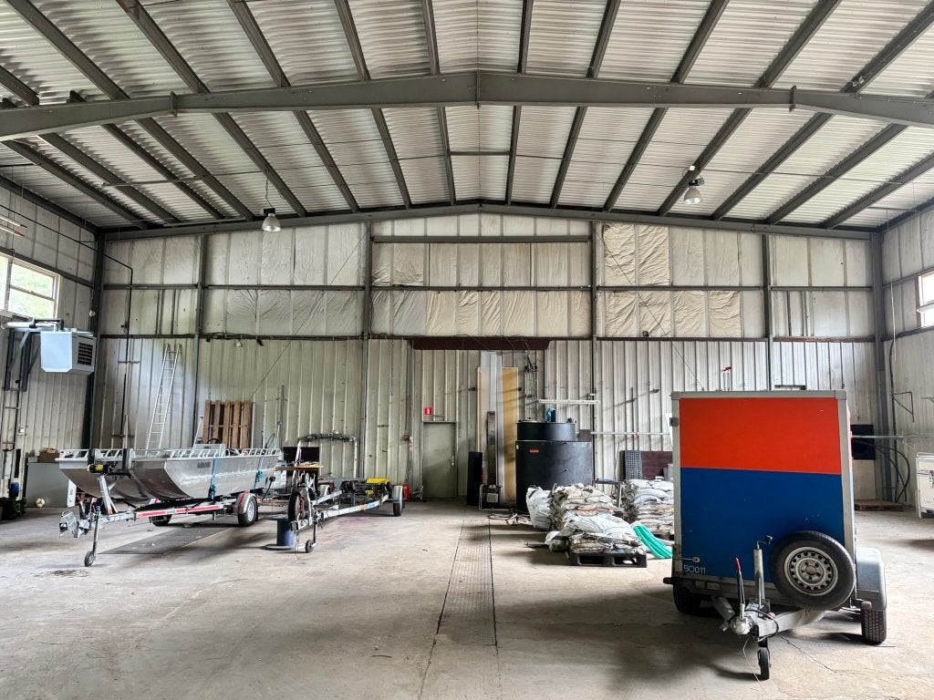 Gedemonteerde hal staalconstructie 21x29m¹ – 7,25 goothoogte, Ophalen