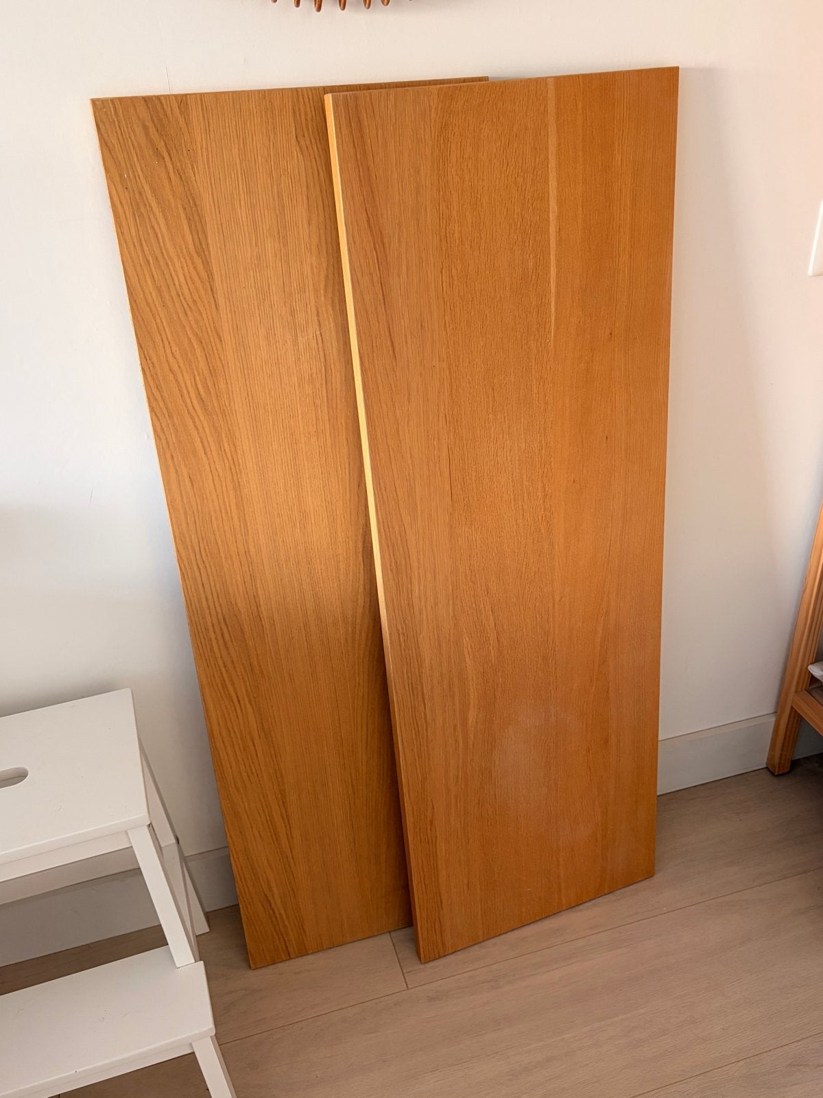 2x Afdekplaat houtfineer voor IKEA Besta 120x42cm, Huis en Inrichting, Ophalen, Gebruikt, 100 tot 150 cm, 25 tot 50 cm
